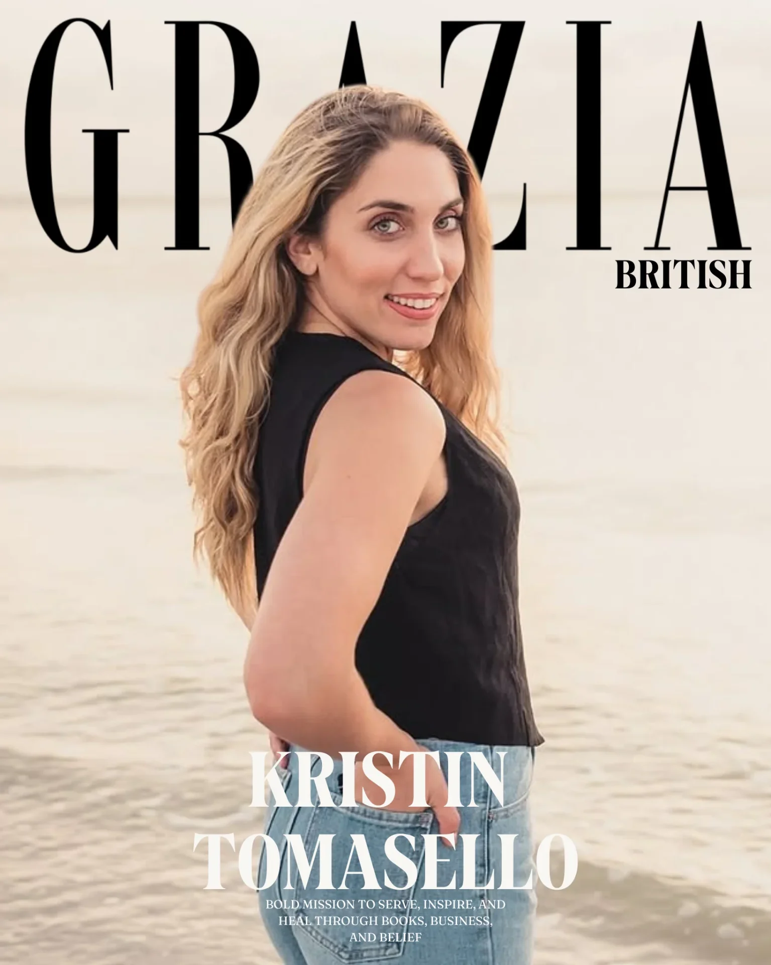 Grazia British — Kristin Tomasello
